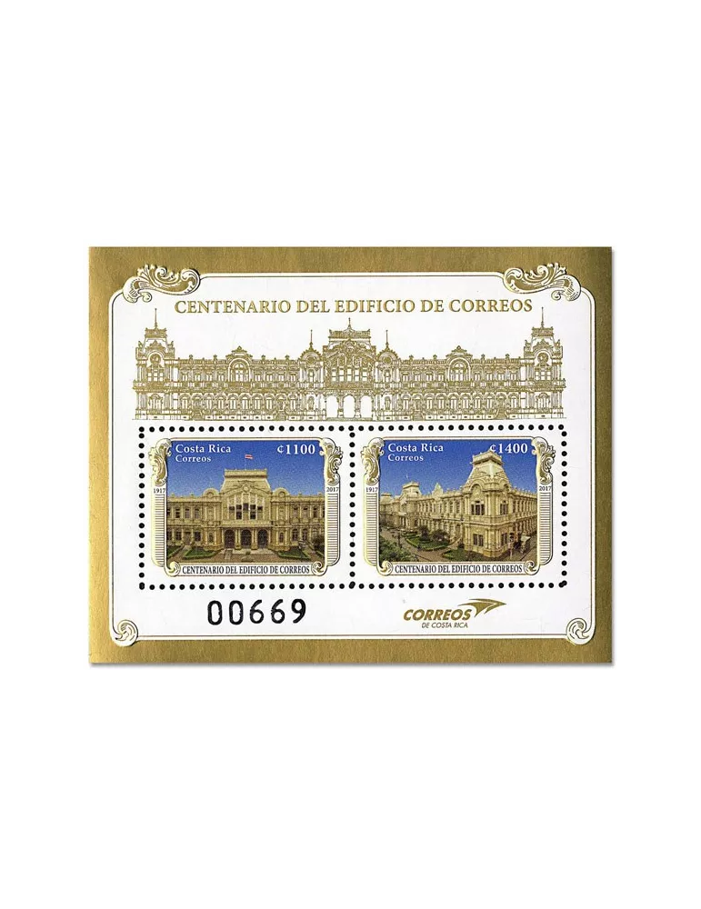 n° 60 - Timbre COSTA RICA Blocs et feuillets