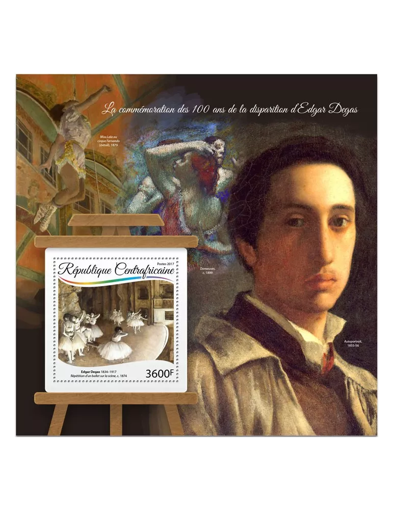 n° 1100 - Timbre CENTRAFRIQUE Blocs et feuillets