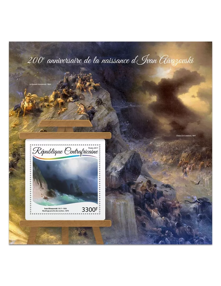 n° 1109 - Timbre CENTRAFRIQUE Blocs et feuillets