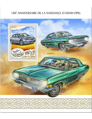 n° 216 - Timbre DJIBOUTI Blocs et feuillets