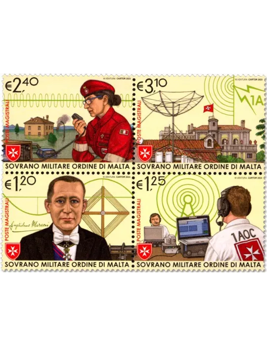 n° 1692/1695 - Timbre ORDRE de MALTE Poste
