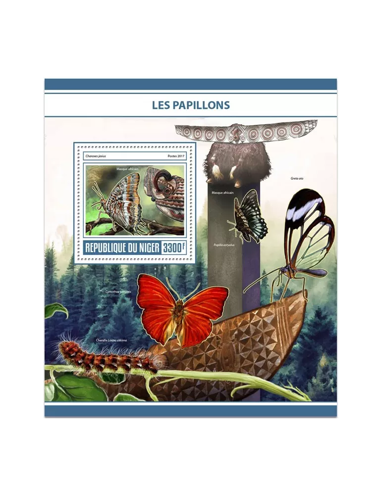 n° 733 - Timbre NIGER Blocs et feuillets