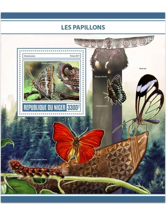 n° 733 - Timbre NIGER Blocs et feuillets