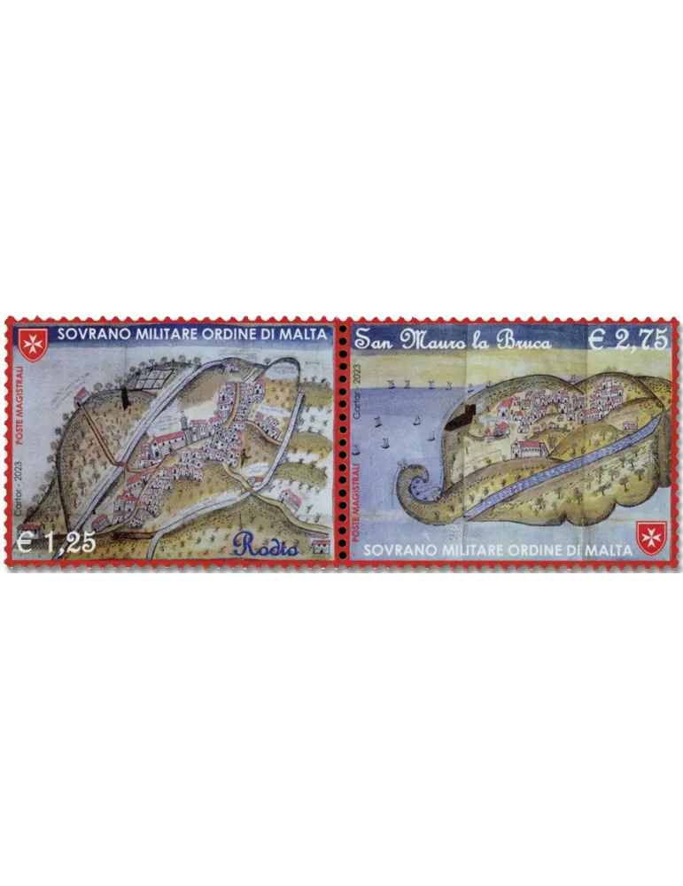 n° 1710/1711 - Timbre ORDRE de MALTE Poste