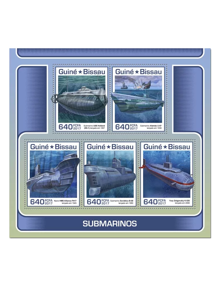 n° 7214/7218 - Timbre GUINÉE-BISSAU Poste