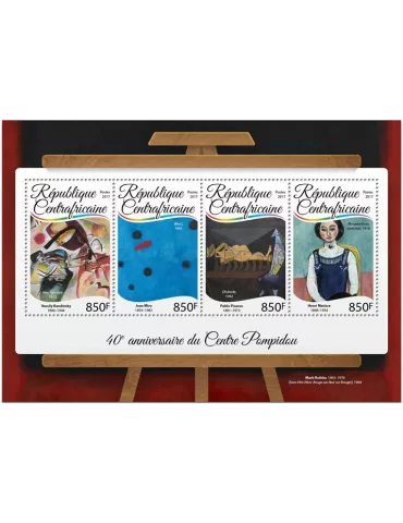 n° 4929/4932 - Timbre CENTRAFRIQUE Poste