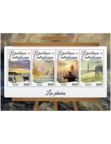 n° 4933/4936 - Timbre CENTRAFRIQUE Poste