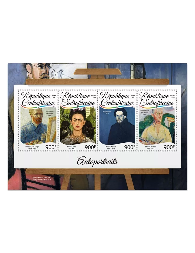 n° 4949/4952 - Timbre CENTRAFRIQUE Poste