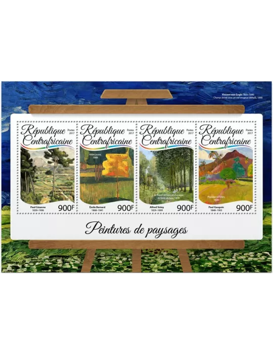 n° 4965/4968 - Timbre CENTRAFRIQUE Poste