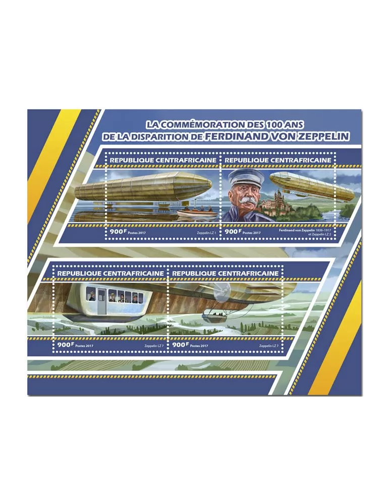 n° 4977/4980 - Timbre CENTRAFRIQUE Poste