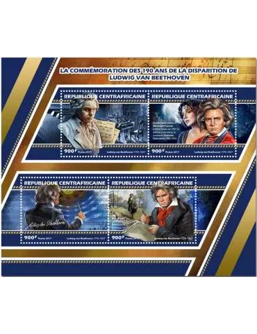 n° 5033/5036 - Timbre CENTRAFRIQUE Poste