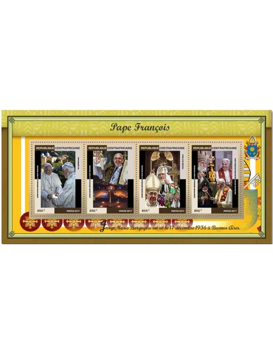 n° 5049/5052 - Timbre CENTRAFRIQUE Poste