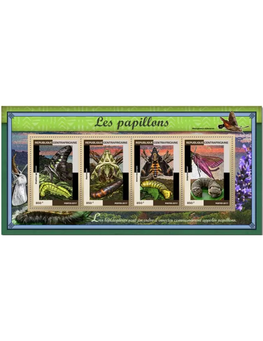 n° 5073/5076 - Timbre CENTRAFRIQUE Poste