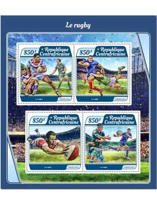 n° 5105/5108 - Timbre CENTRAFRIQUE Poste