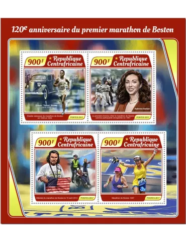 n° 5125/5128 - Timbre CENTRAFRIQUE Poste