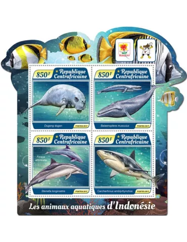 n° 5145/5148 - Timbre CENTRAFRIQUE Poste