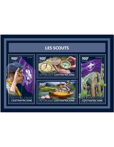n° 5177/5180 - Timbre CENTRAFRIQUE Poste