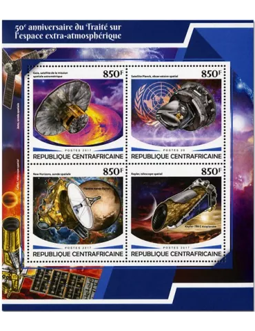 n° 5217/5220 - Timbre CENTRAFRIQUE Poste