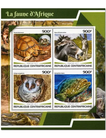 n° 5221/5224 - Timbre CENTRAFRIQUE Poste