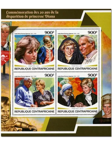 n° 5229/5232 - Timbre CENTRAFRIQUE Poste