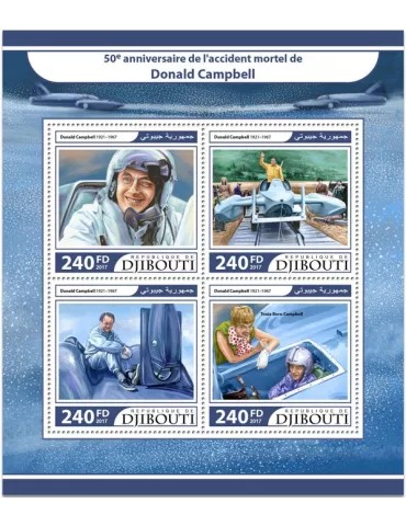 n° 1488/1491 - Timbre DJIBOUTI Poste