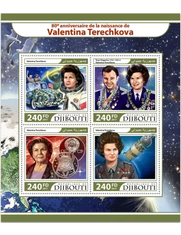 n° 1524/1527 - Timbre DJIBOUTI Poste