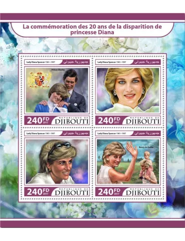 n° 1556/1559 - Timbre DJIBOUTI Poste