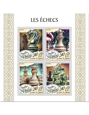 n° 1596/1599 - Timbre DJIBOUTI Poste