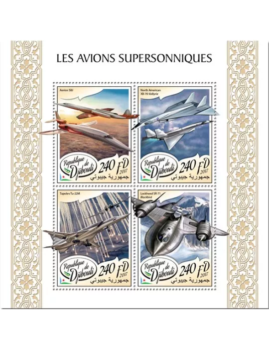 n° 1644/1647 - Timbre DJIBOUTI Poste