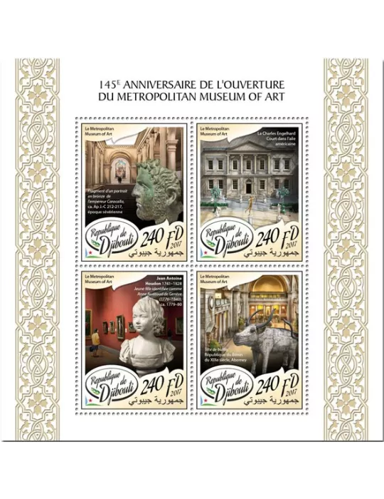 n° 1668/1671 - Timbre DJIBOUTI Poste