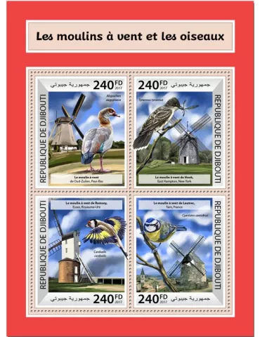 n° 1684/1687 - Timbre DJIBOUTI Poste