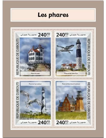 n° 1692/1695 - Timbre DJIBOUTI Poste