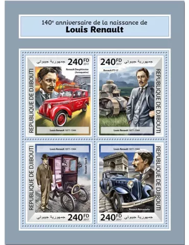 n° 1696/1699 - Timbre DJIBOUTI Poste