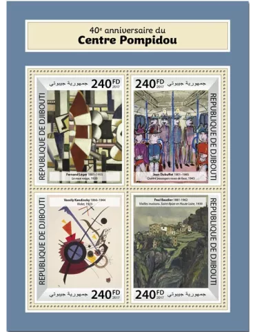 n° 1724/1727 - Timbre DJIBOUTI Poste