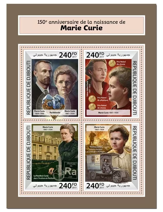 n° 1728/1731 - Timbre DJIBOUTI Poste