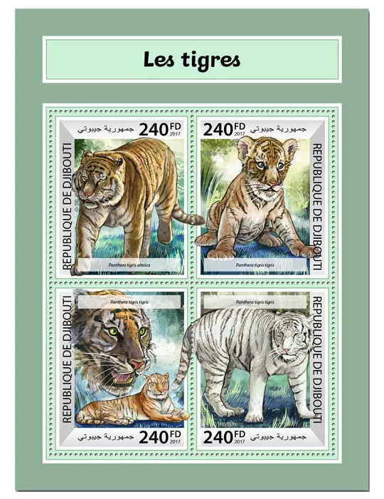 n° 1752/1755 - Timbre DJIBOUTI Poste