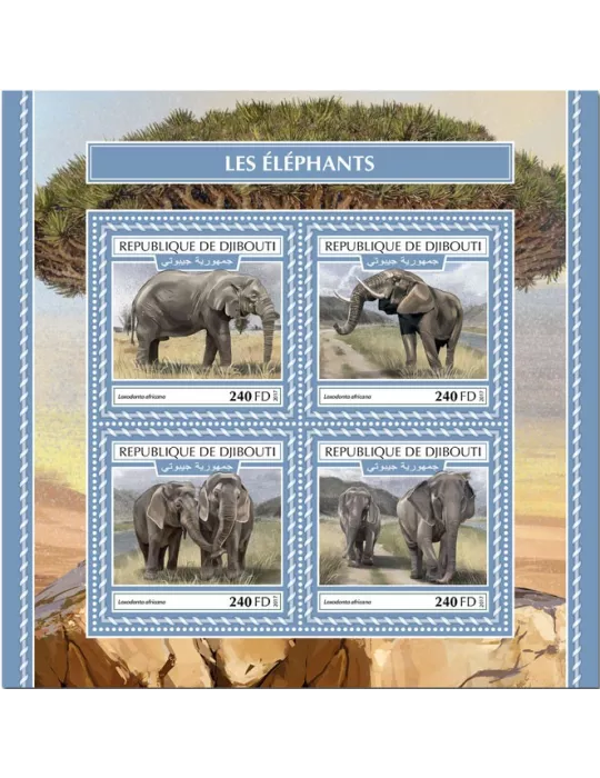 n° 1776/1779 - Timbre DJIBOUTI Poste