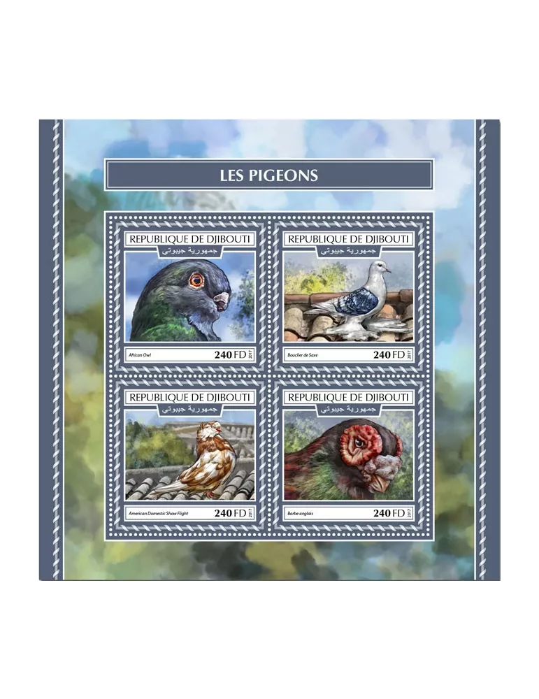 n° 1804/1807 - Timbre DJIBOUTI Poste