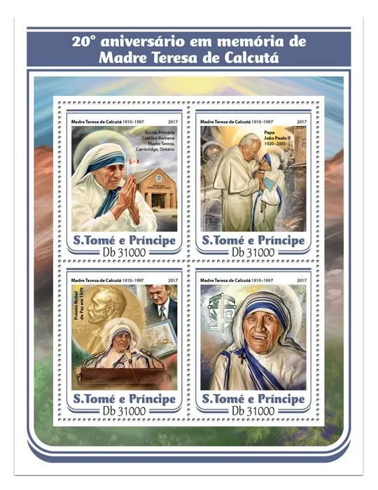 n° 5729/5732 - Timbre SAINT-THOMAS ET PRINCE Poste