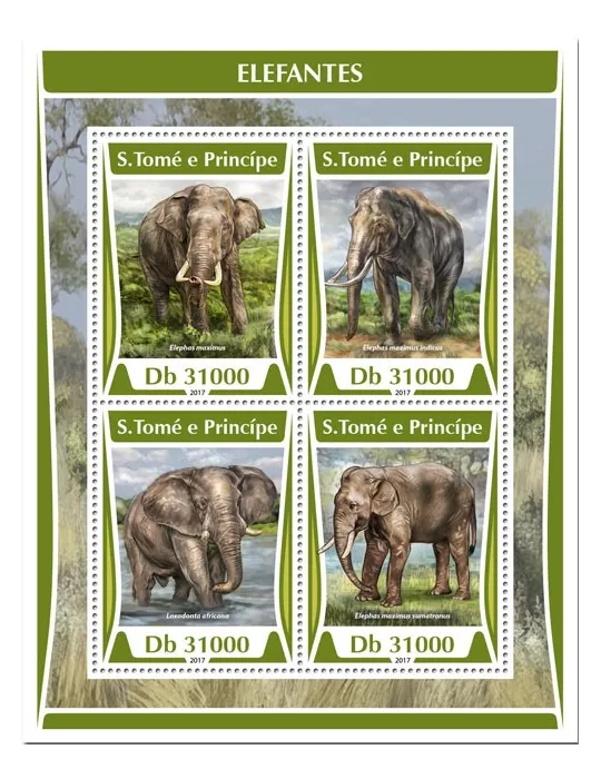 n° 5769/5772 - Timbre SAINT-THOMAS ET PRINCE Poste