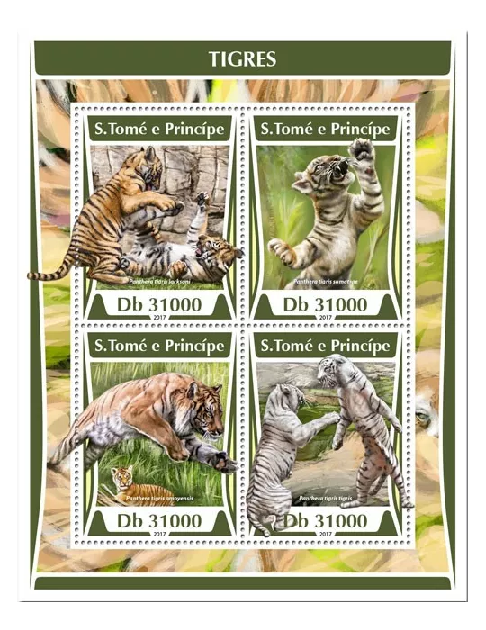 n° 5789/5792 - Timbre SAINT-THOMAS ET PRINCE Poste