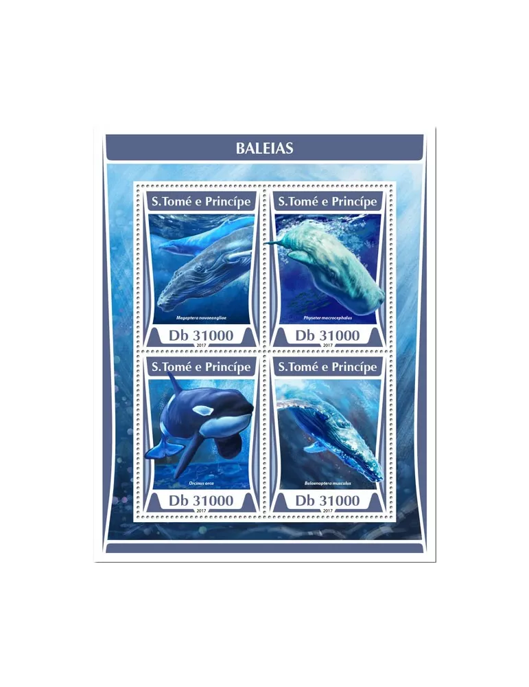 n° 5793/5796 - Timbre SAINT-THOMAS ET PRINCE Poste