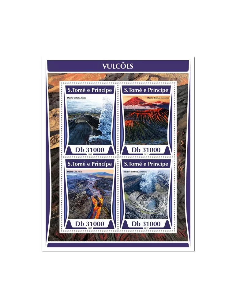 n° 5813/5816 - Timbre SAINT-THOMAS ET PRINCE Poste