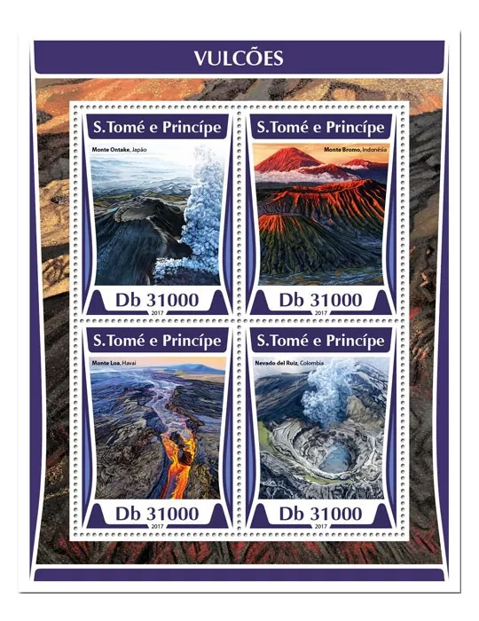 n° 5813/5816 - Timbre SAINT-THOMAS ET PRINCE Poste