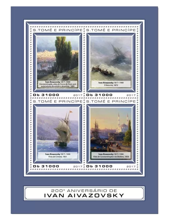 n° 5837/5840 - Timbre SAINT-THOMAS ET PRINCE Poste