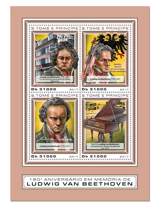 n° 5853/5856 - Timbre SAINT-THOMAS ET PRINCE Poste