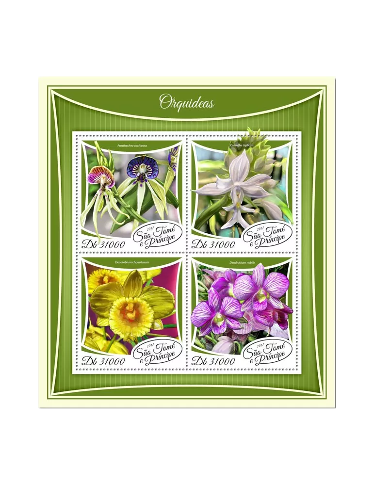 n° 5941/5944 - Timbre SAINT-THOMAS ET PRINCE Poste