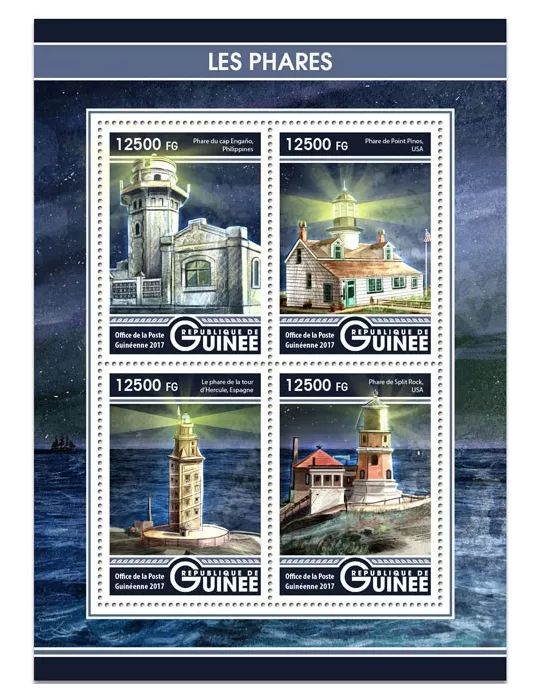 n° 8701/8704 - Timbre GUINÉE Poste