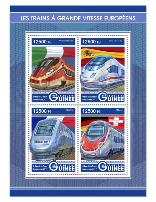 n° 8725/8728 - Timbre GUINÉE Poste