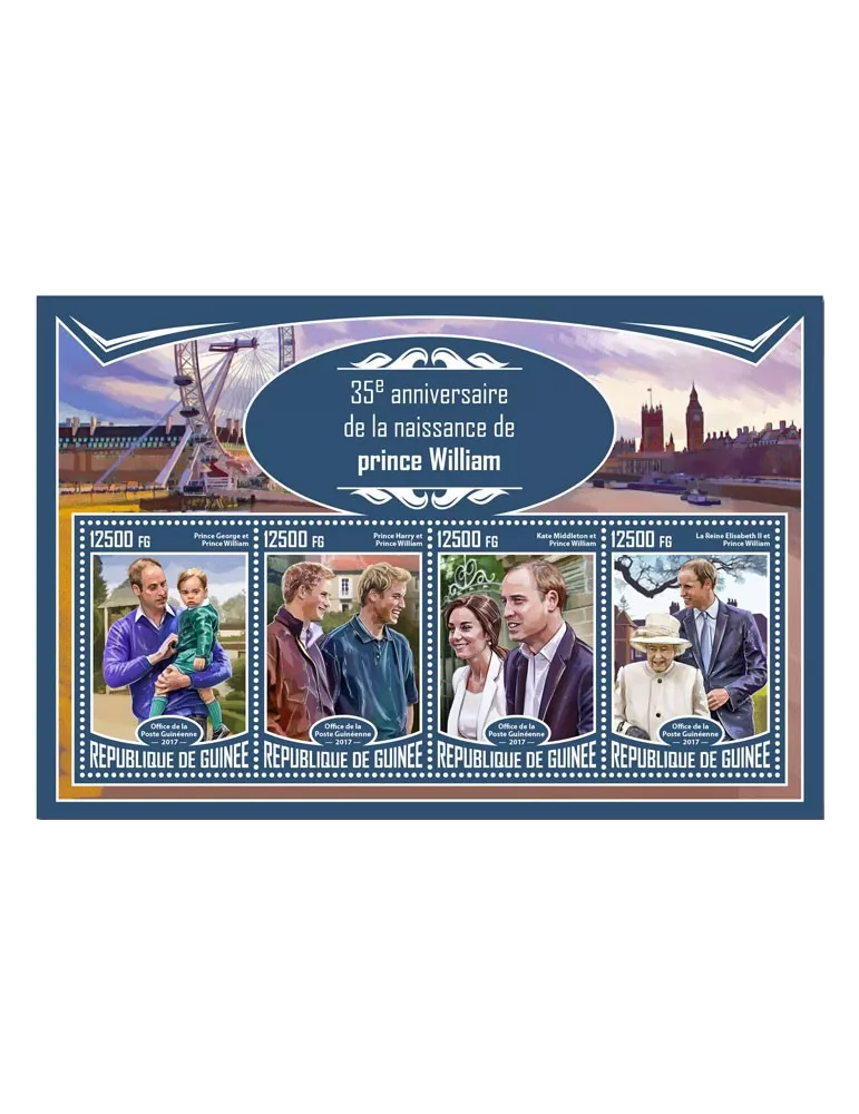 n° 8860/8863 - Timbre GUINÉE Poste